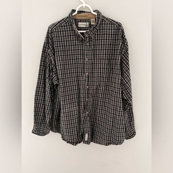 fieldmaster Other - Field Master Long Sleeve Flannel Shirt Mens Buttons Down Size 2XL